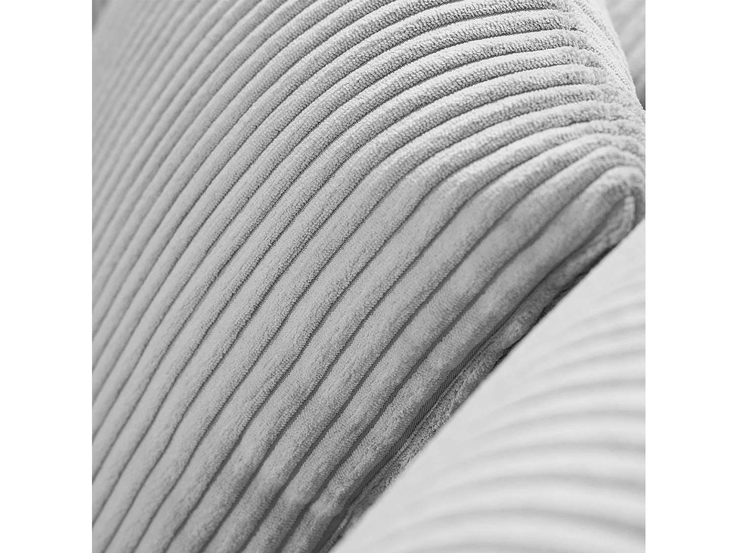 Canapé d'angle convertible gauche - 3 places - EGRET - Gris clair