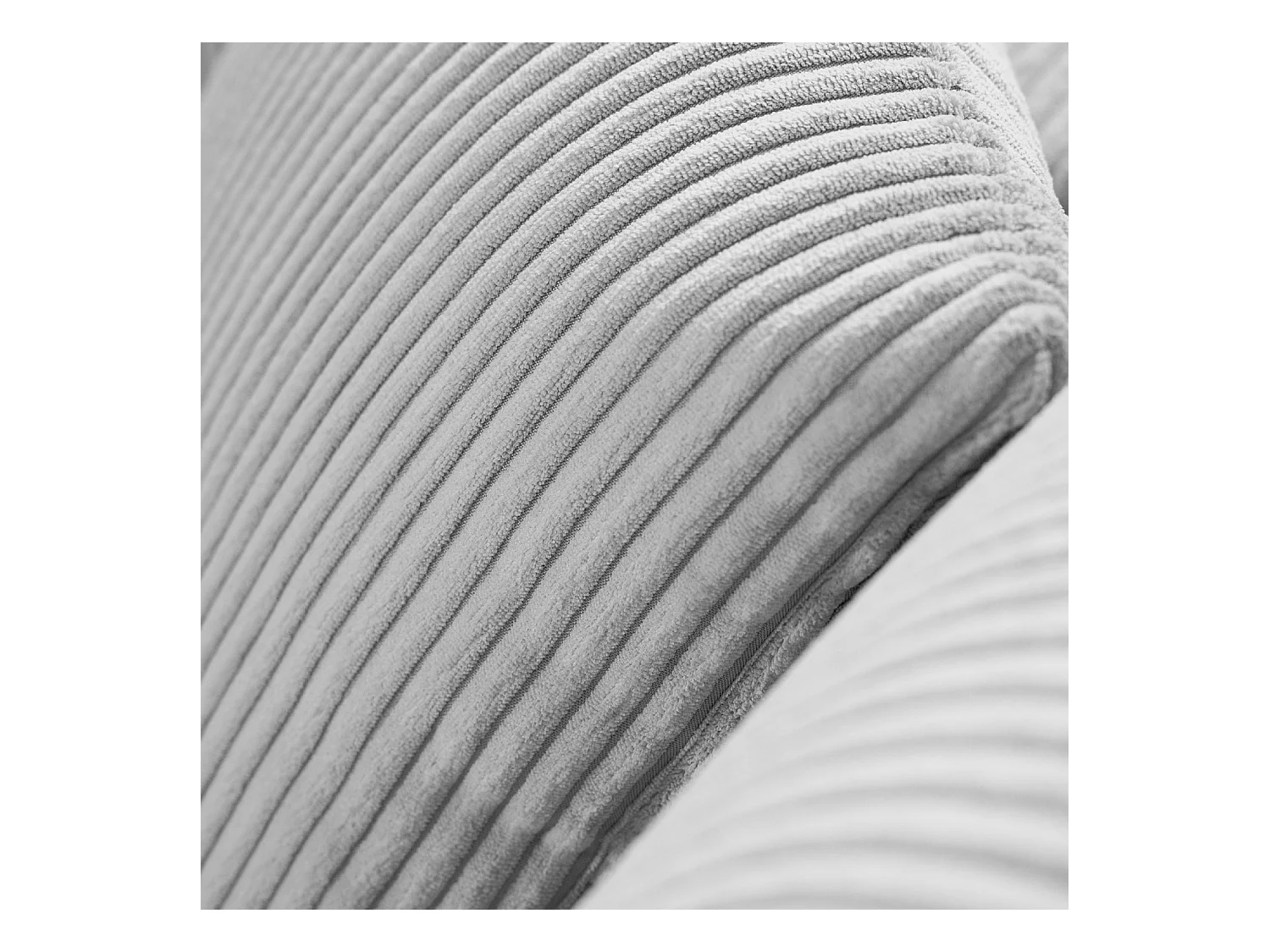 Ecksofa rechts - 3-Sitzer - EGRET - Hellgrau