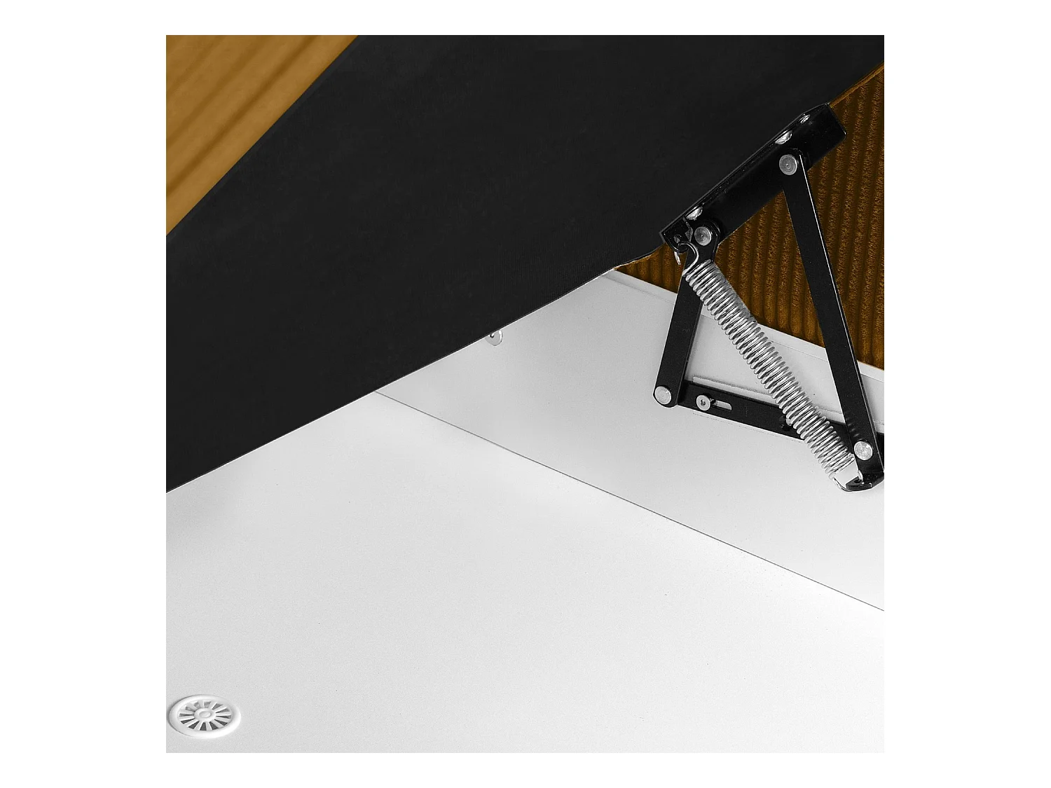 Ecksofa rechts - 3-Sitzer - EGRET - Gelb