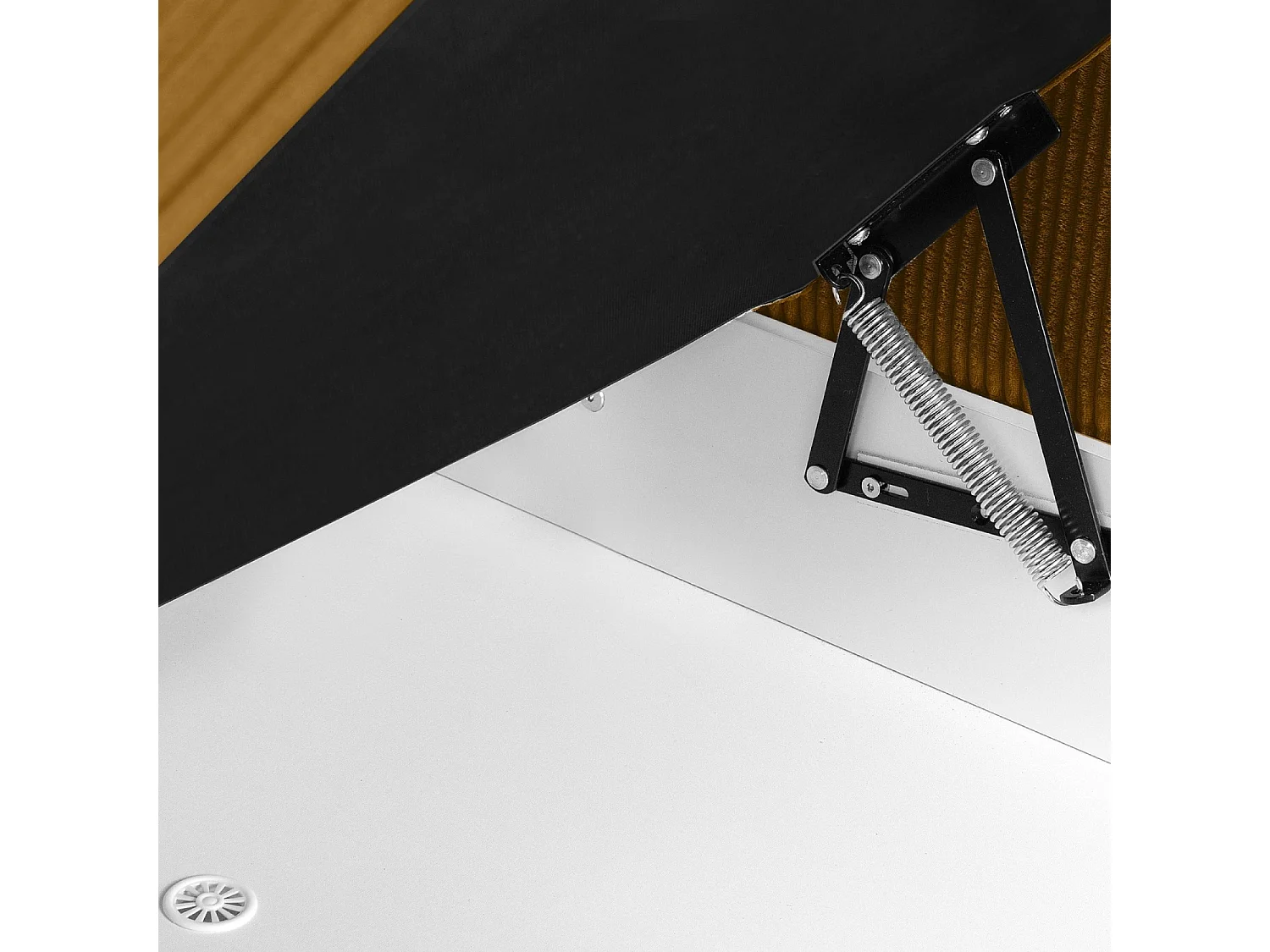 Ecksofa rechts - 3-Sitzer - EGRET - Gelb