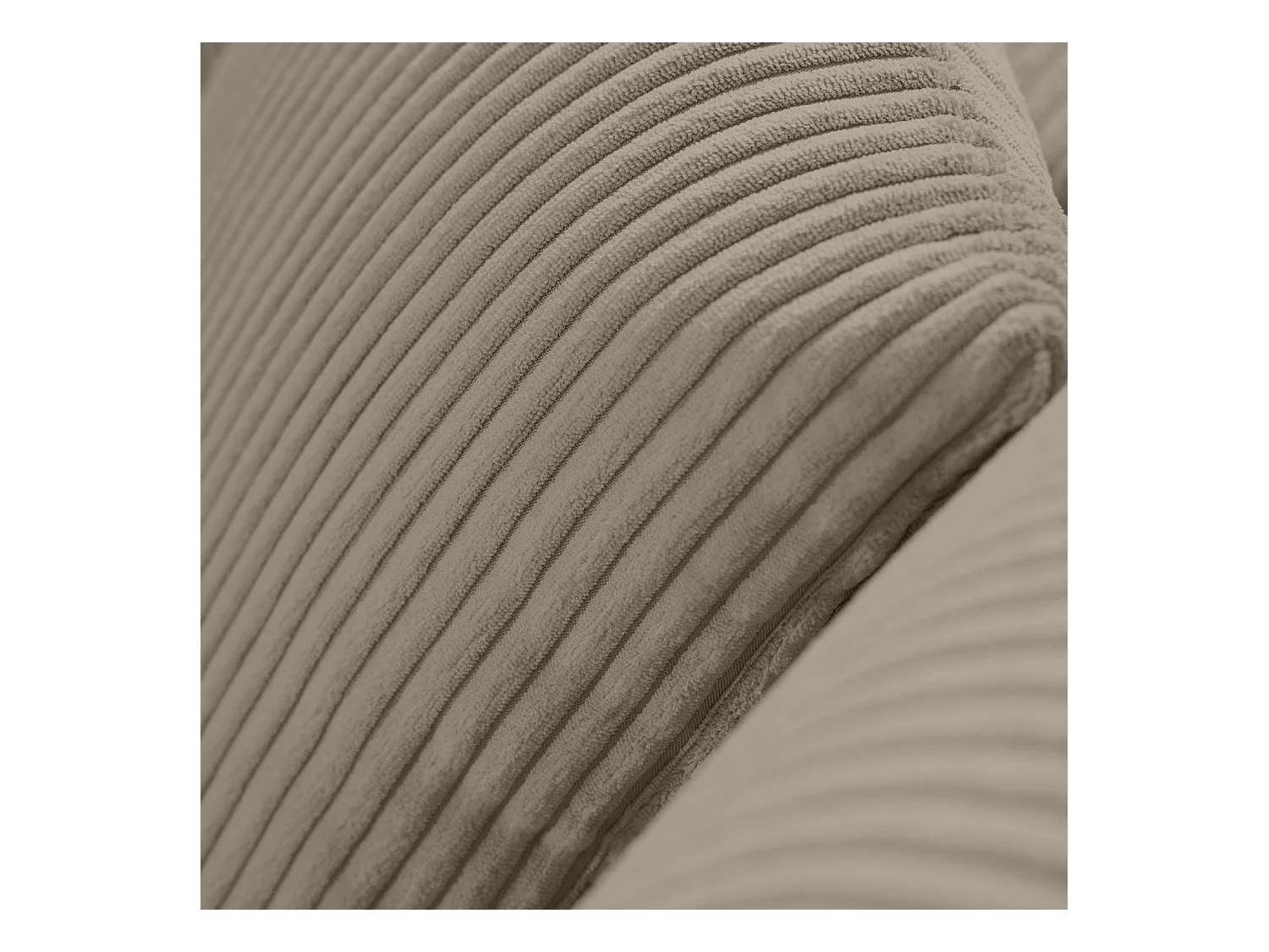 Ecksofa rechts - 3-Sitzer - EGRET - Beige