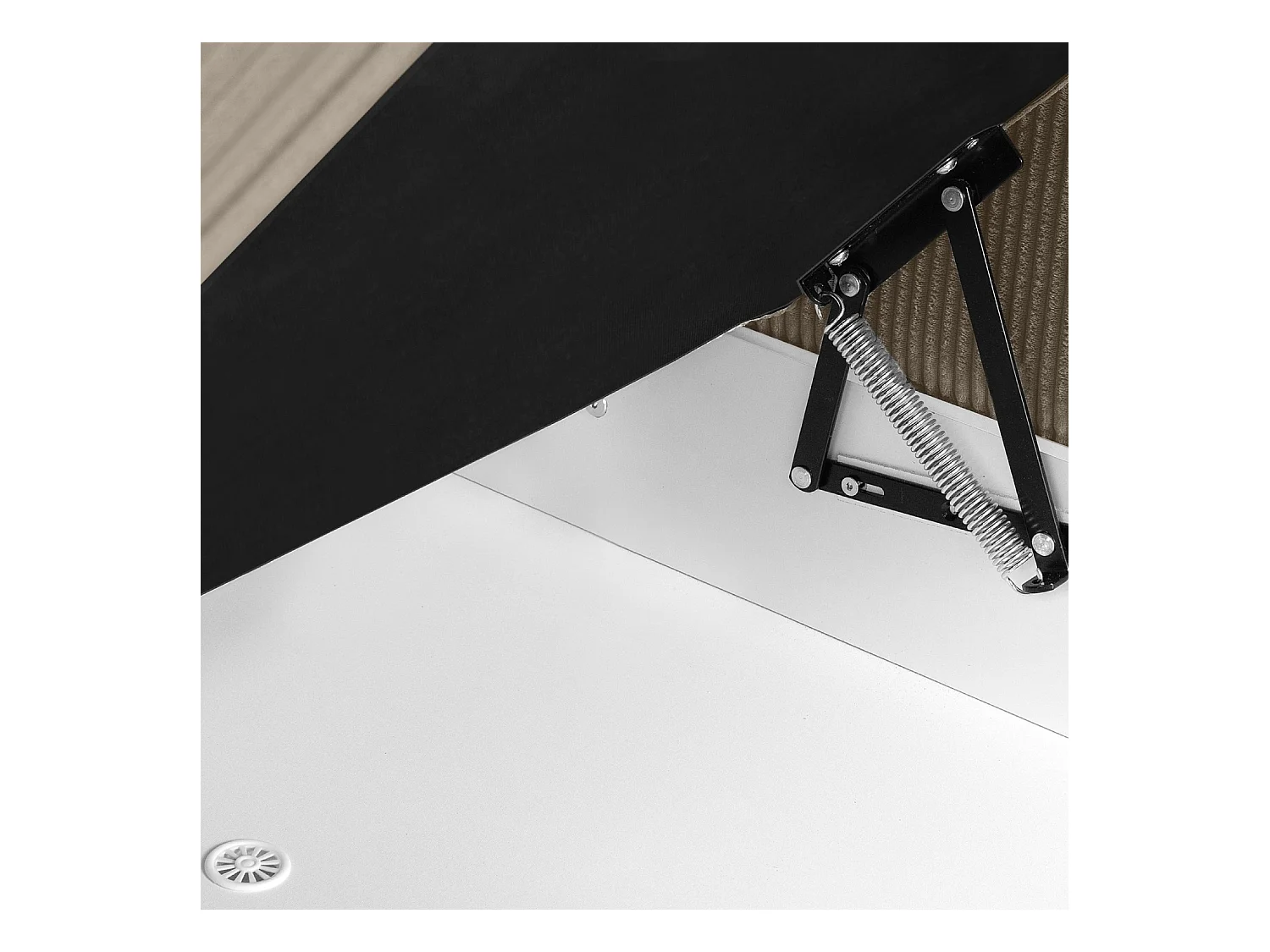 Ecksofa rechts - 3-Sitzer - EGRET - Beige