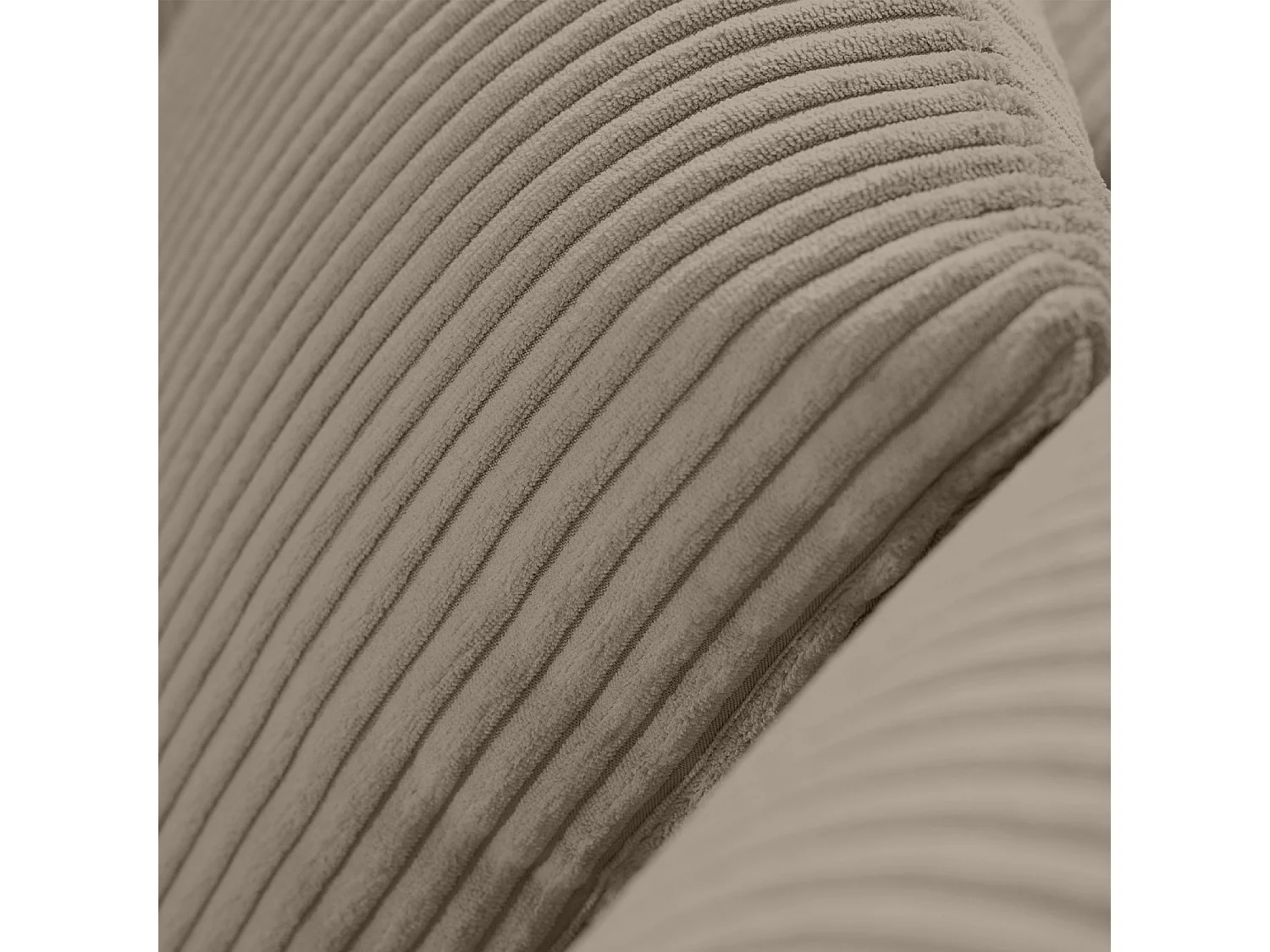 Ecksofa rechts - 3-Sitzer - EGRET - Beige