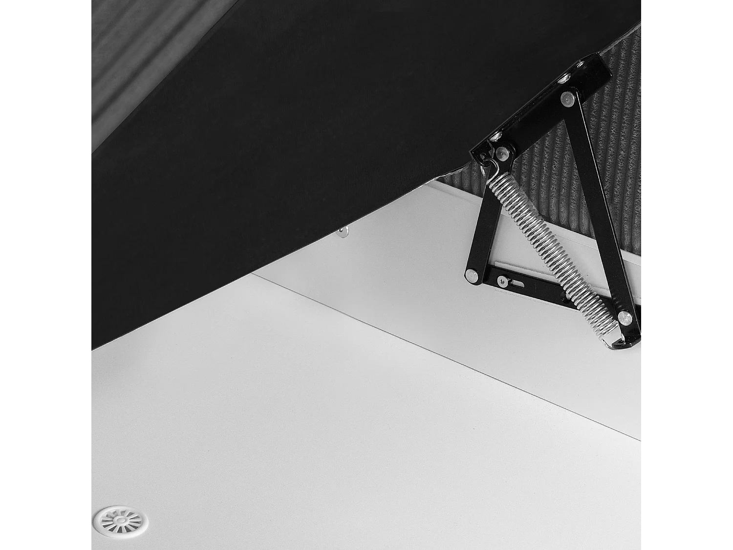 Ecksofa links - 3-Sitzer - EGRET - Dunkelgrau