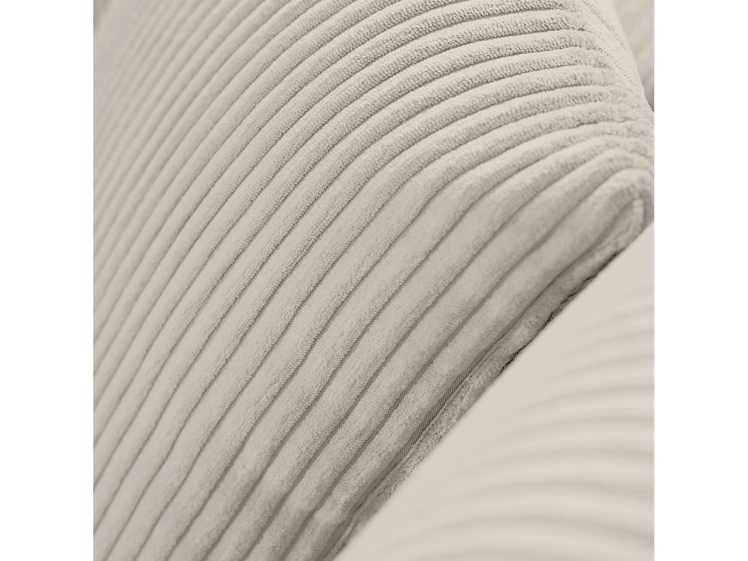 Ecksofa rechts - 3-Sitzer - EGRET - Creme