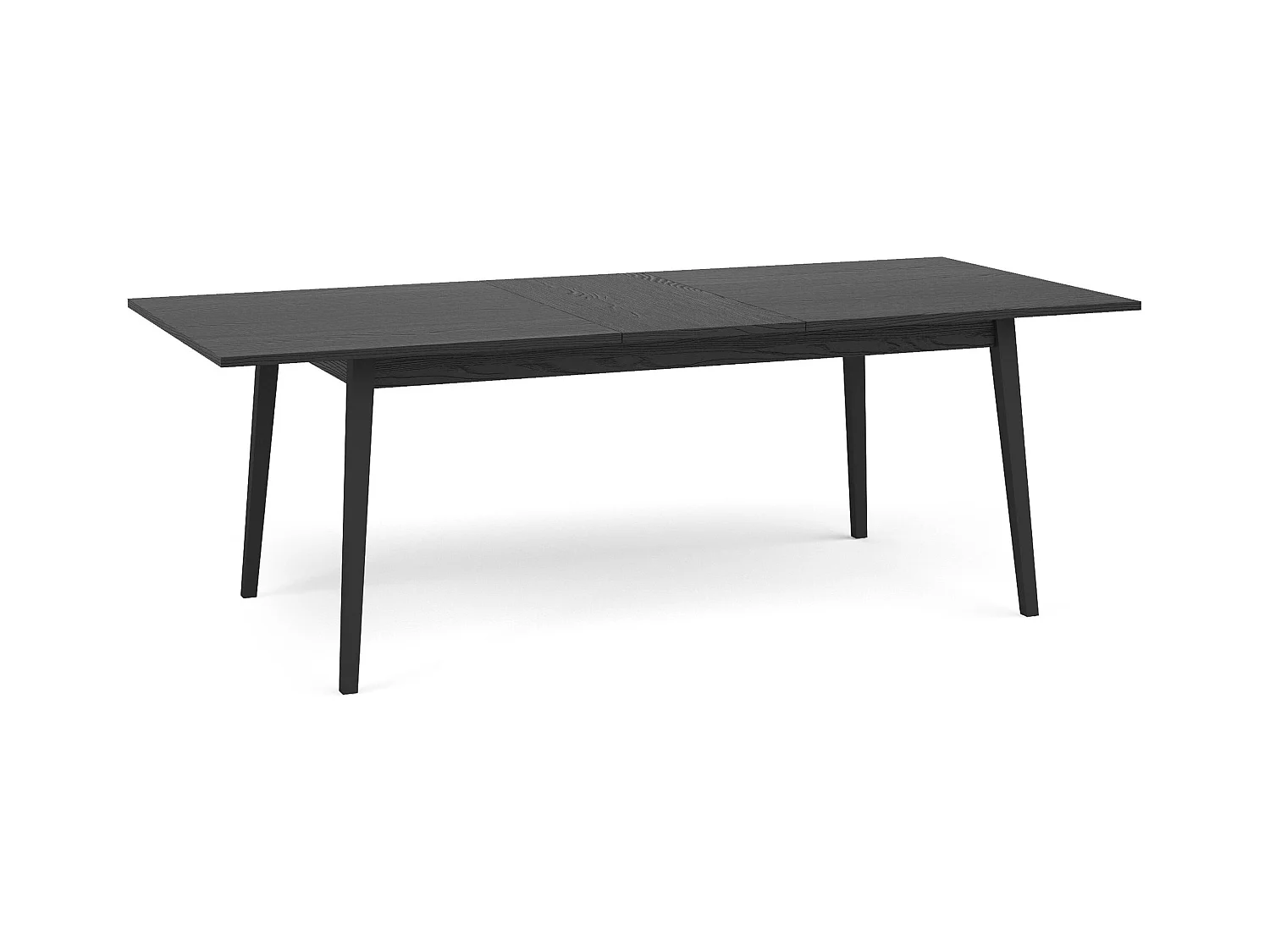 Table à manger VIDIS noir, dimensions 180x76x90 cm, idéal pour grandes pièces