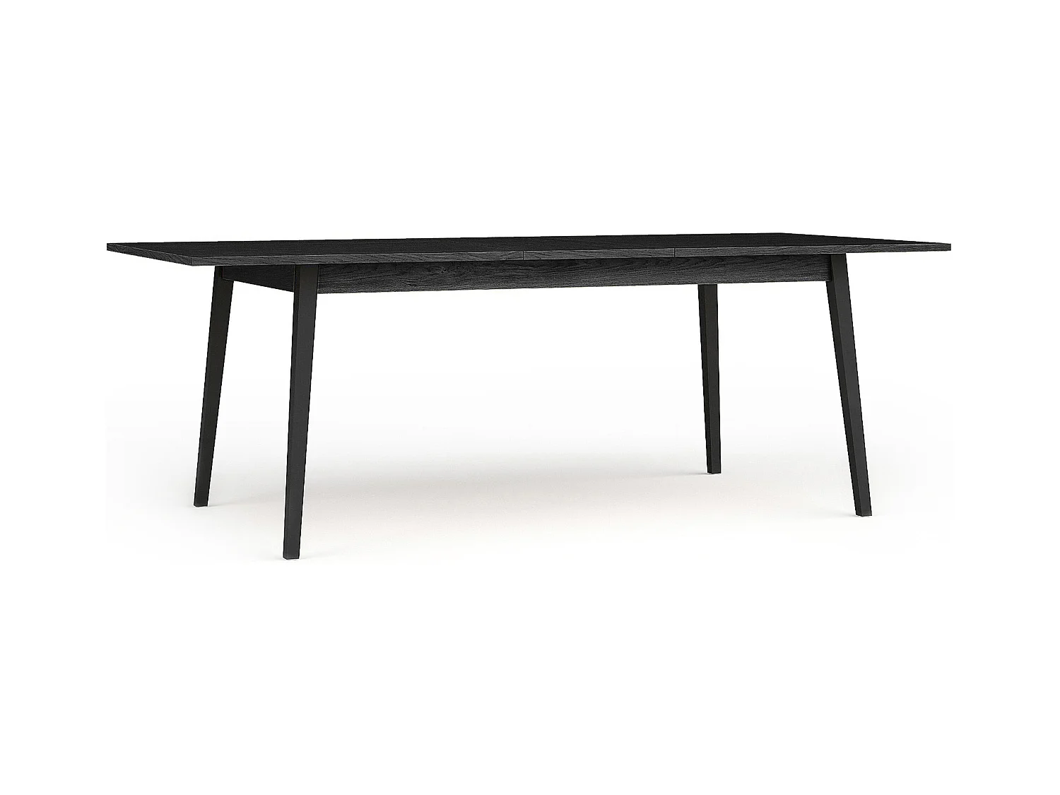 Table à manger VIDIS noir, dimensions 180x76x90 cm, idéal pour grandes pièces