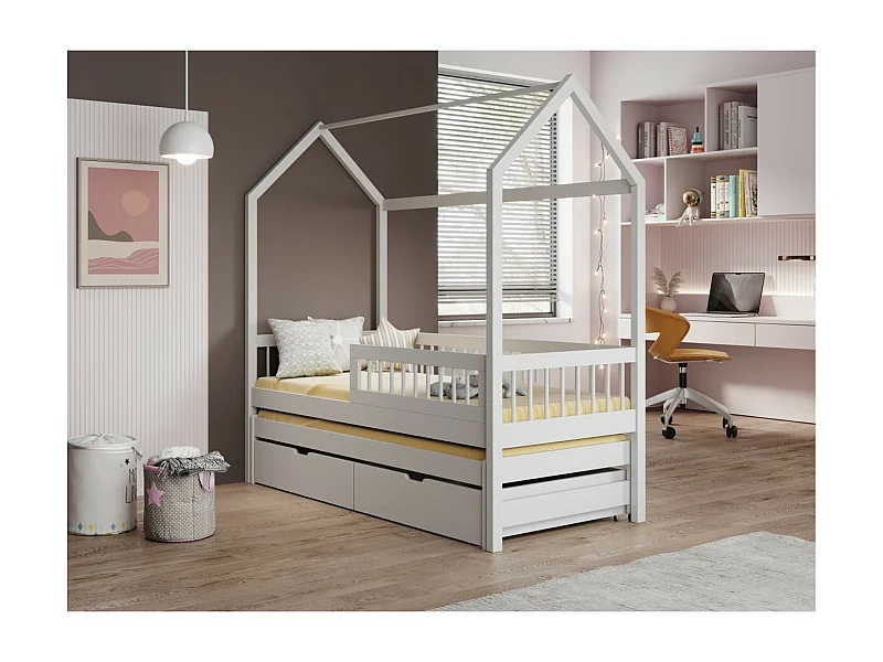 Letto Andes (80x180) /materasso incluso/Bianco