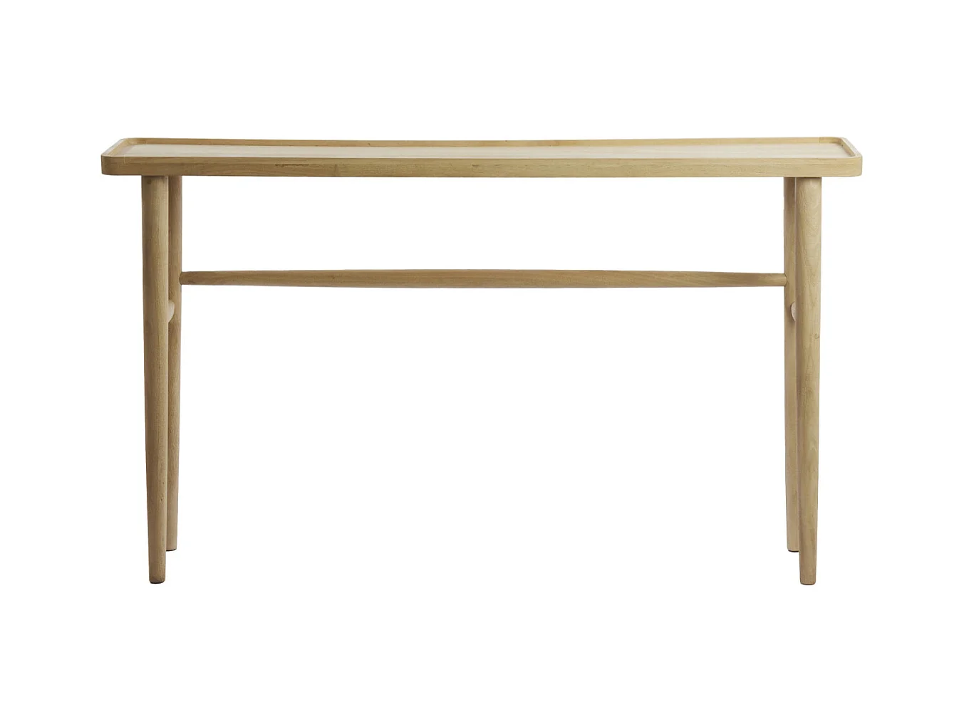 Beistellbett QIANO - 140x30x82cm - Braun