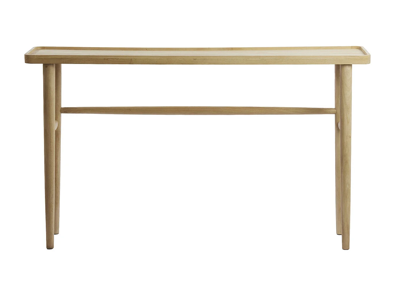 Beistellbett QIANO - 140x30x82cm - Braun