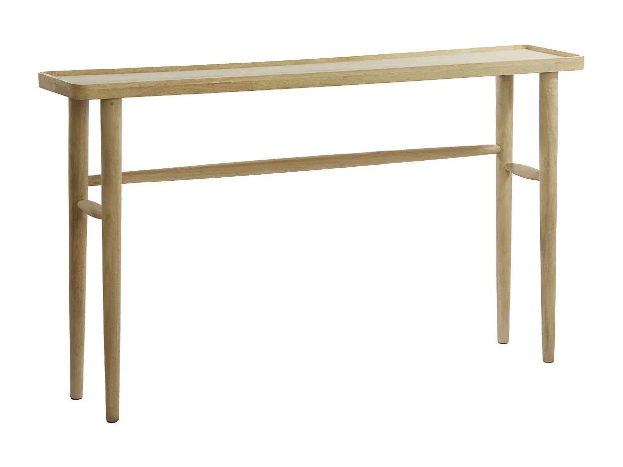 Beistellbett QIANO - 140x30x82cm - Braun