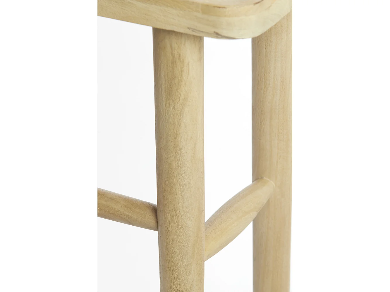 Beistellbett QIANO - 140x30x82cm - Braun