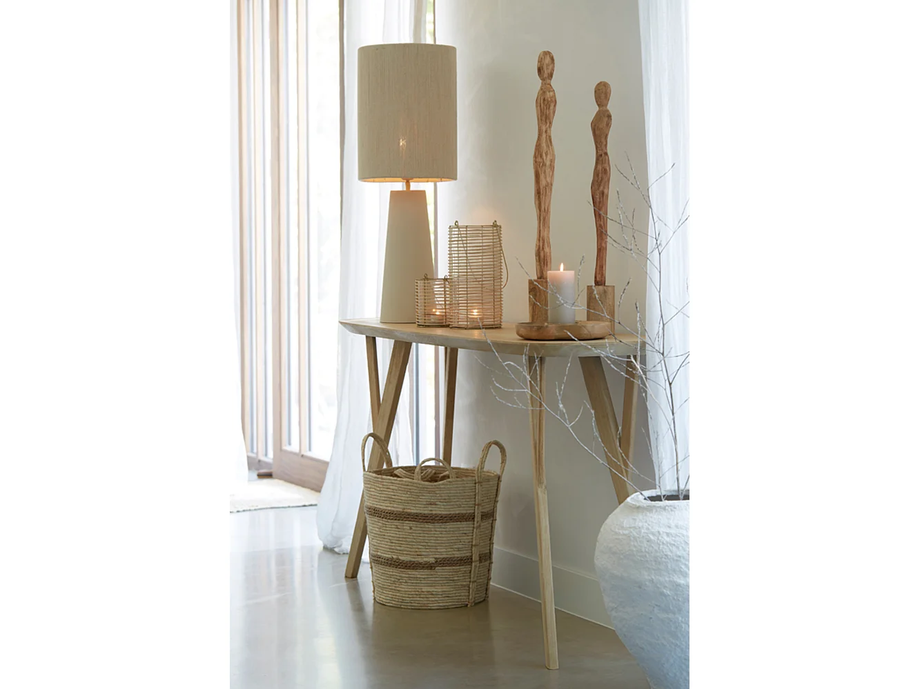 Side QUENZA - 160x44x82cm - Bruin