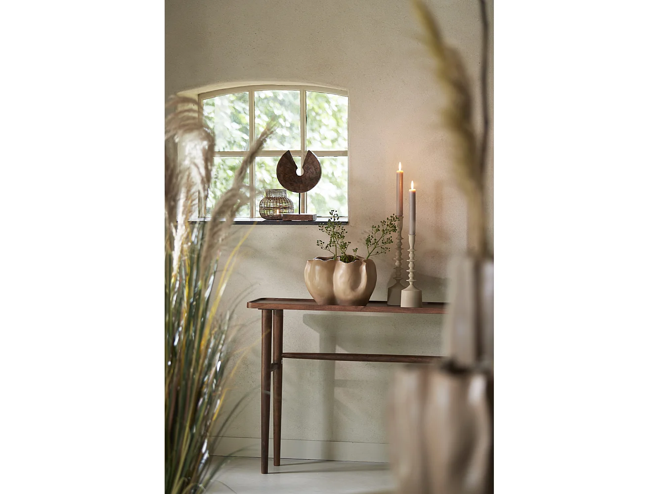 Côté QIANO - 140x30x82cm - Marron