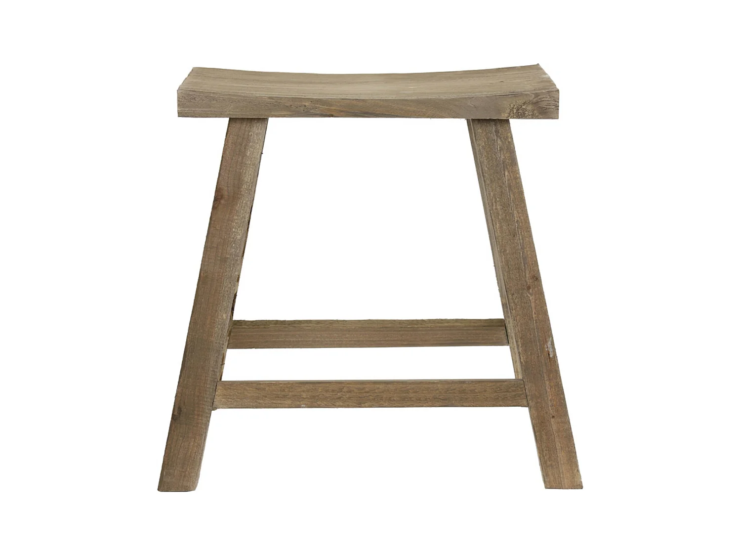 Tabouret SANZA - 47x24x50cm - Marron