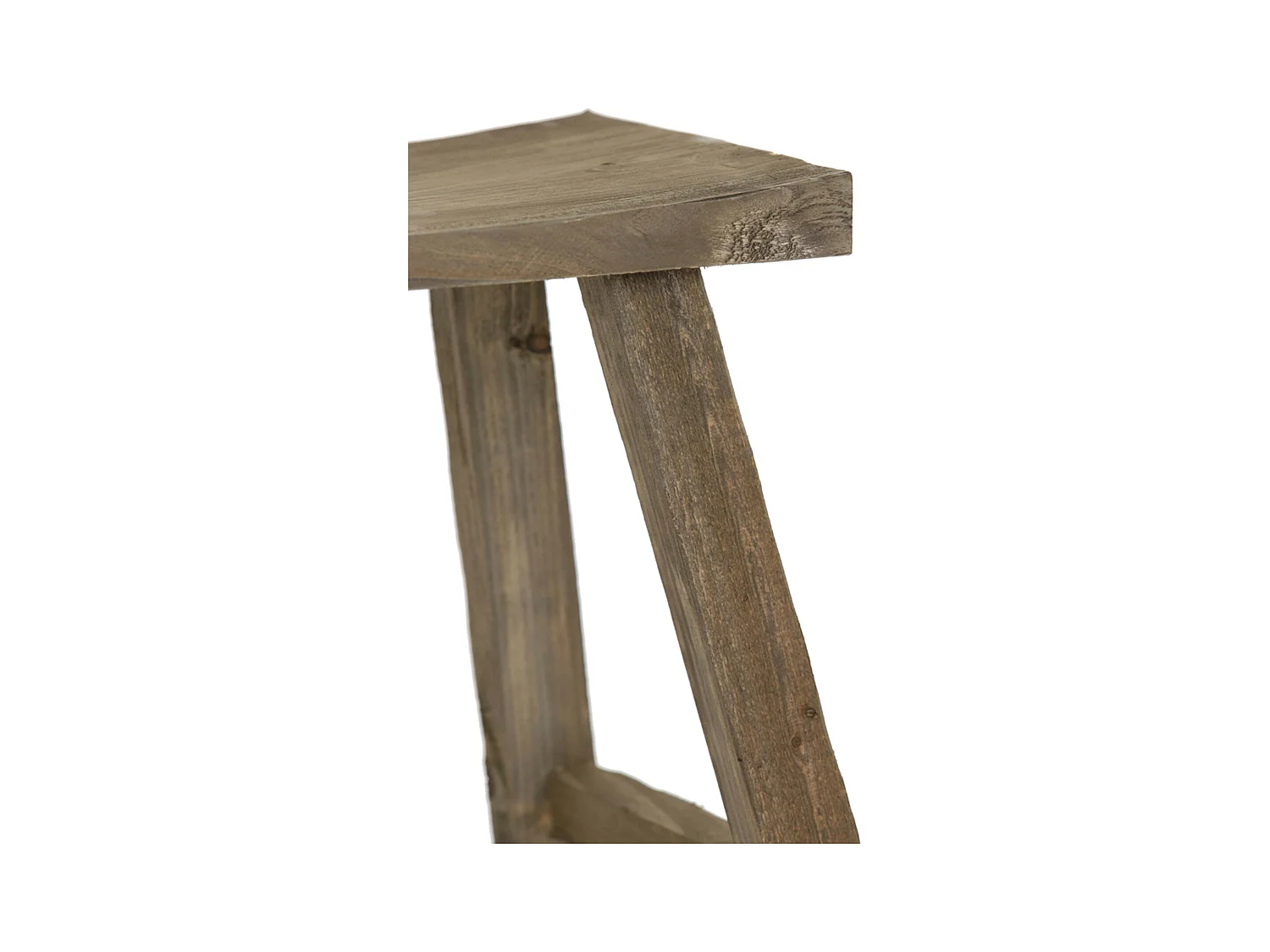 Tabouret SANZA - 47x24x50cm - Marron