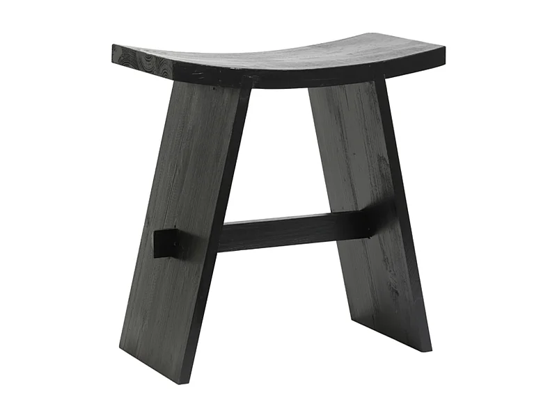 Hocker NIEKE - 47x24x50cm - Schwarz