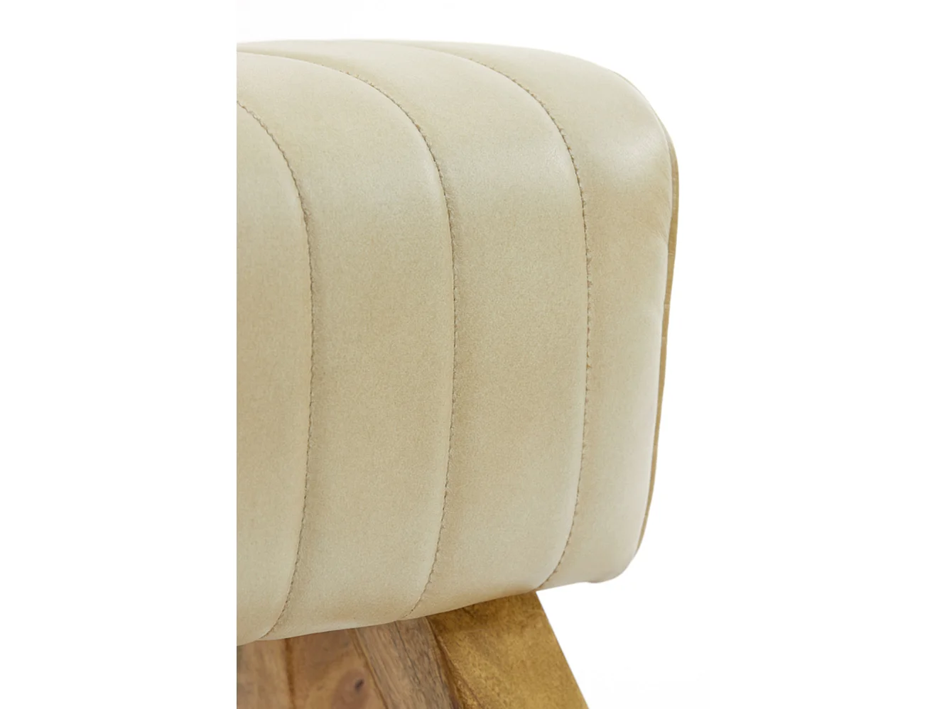 Hocker RAMY - 40x31x46cm - Braun