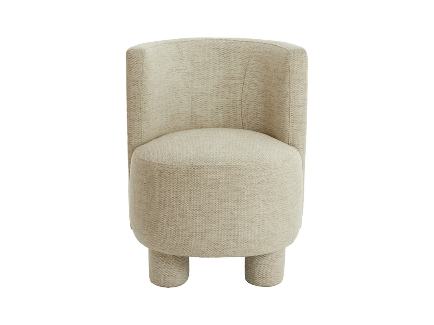 Chaise KAMOVA - Ø65x78cm - Marron