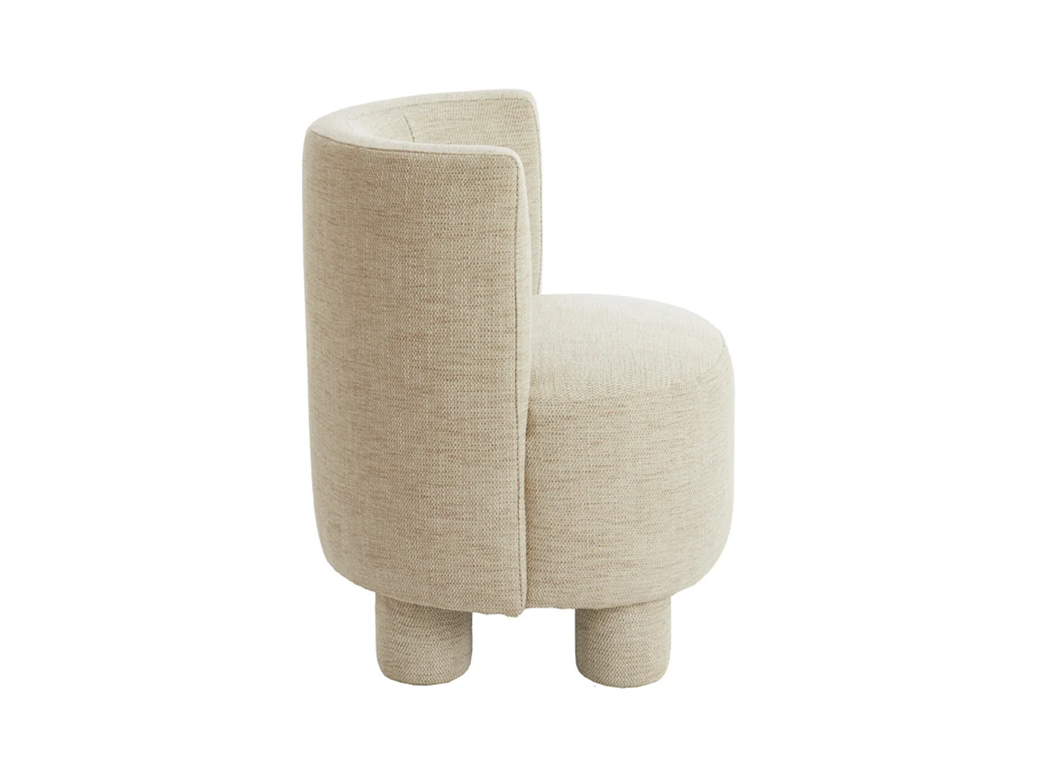 Chaise KAMOVA - Ø65x78cm - Marron