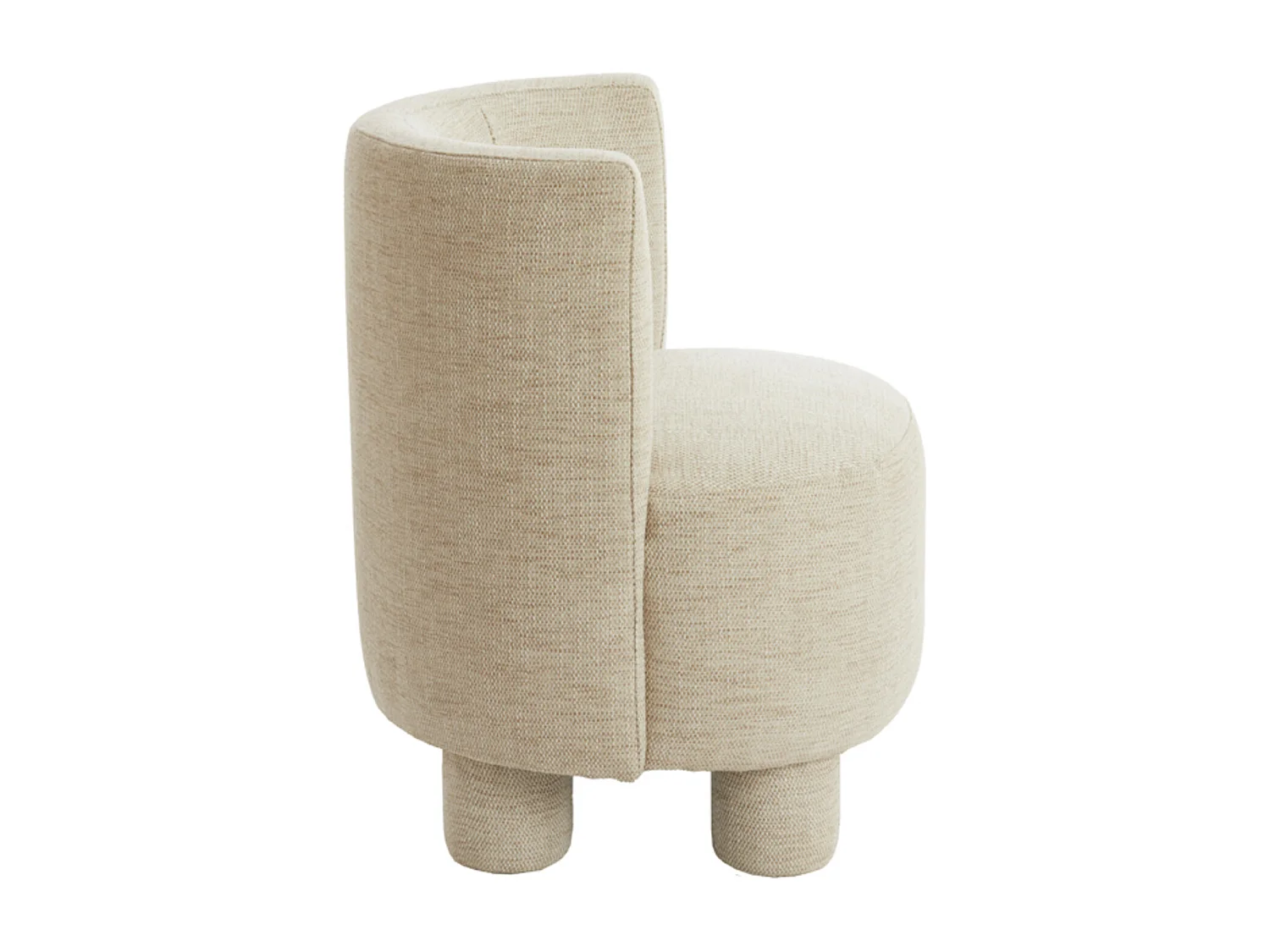 Chaise KAMOVA - Ø65x78cm - Marron