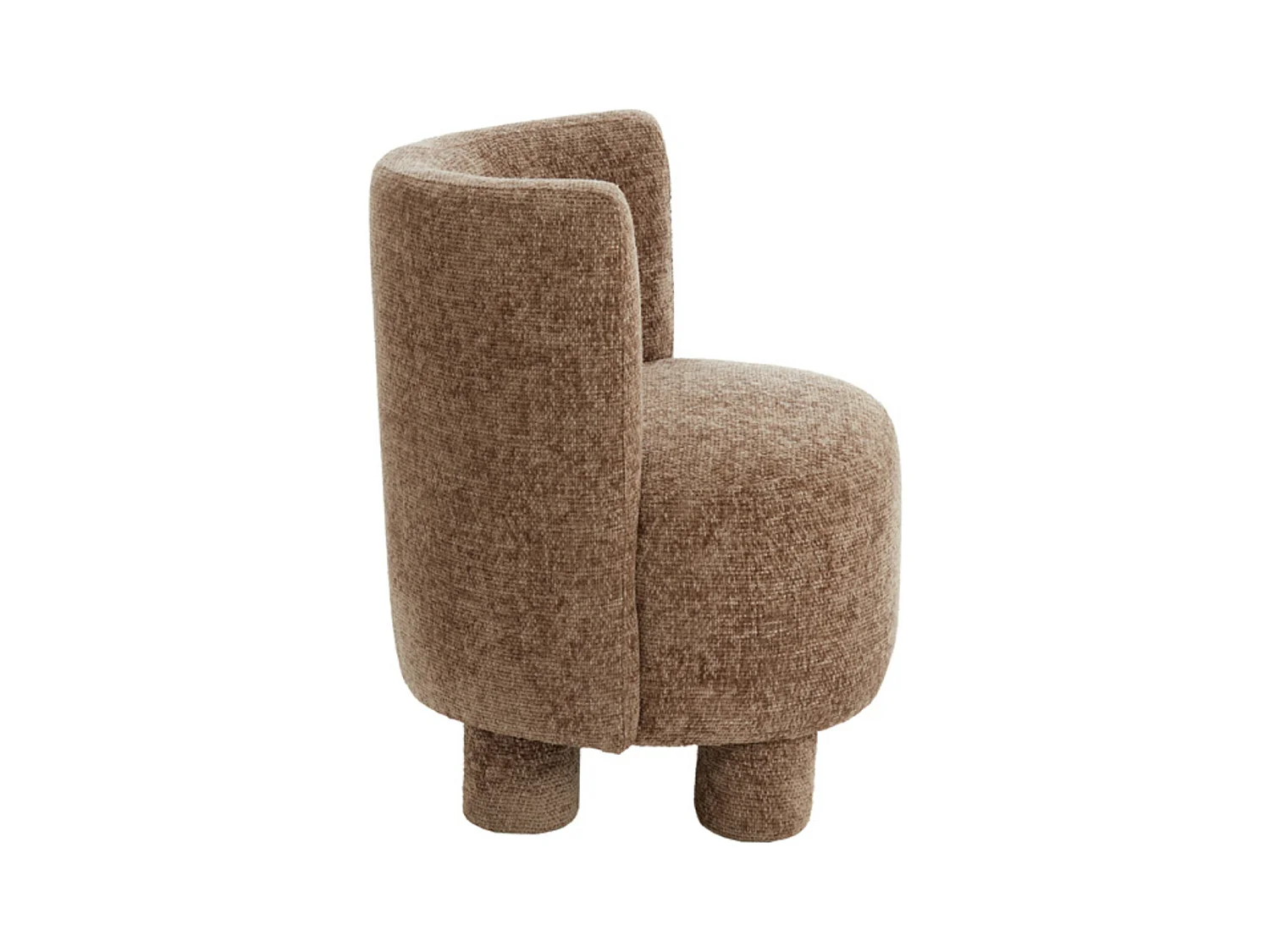 Chaise KAMOVA - Ø65x78cm - Marron