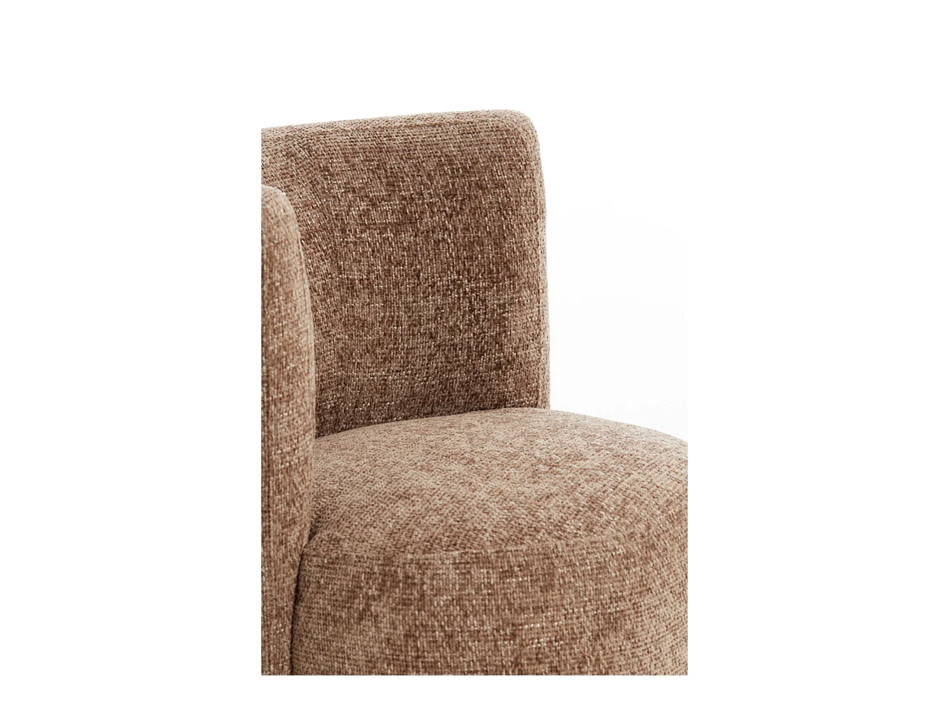 Chaise KAMOVA - Ø65x78cm - Marron