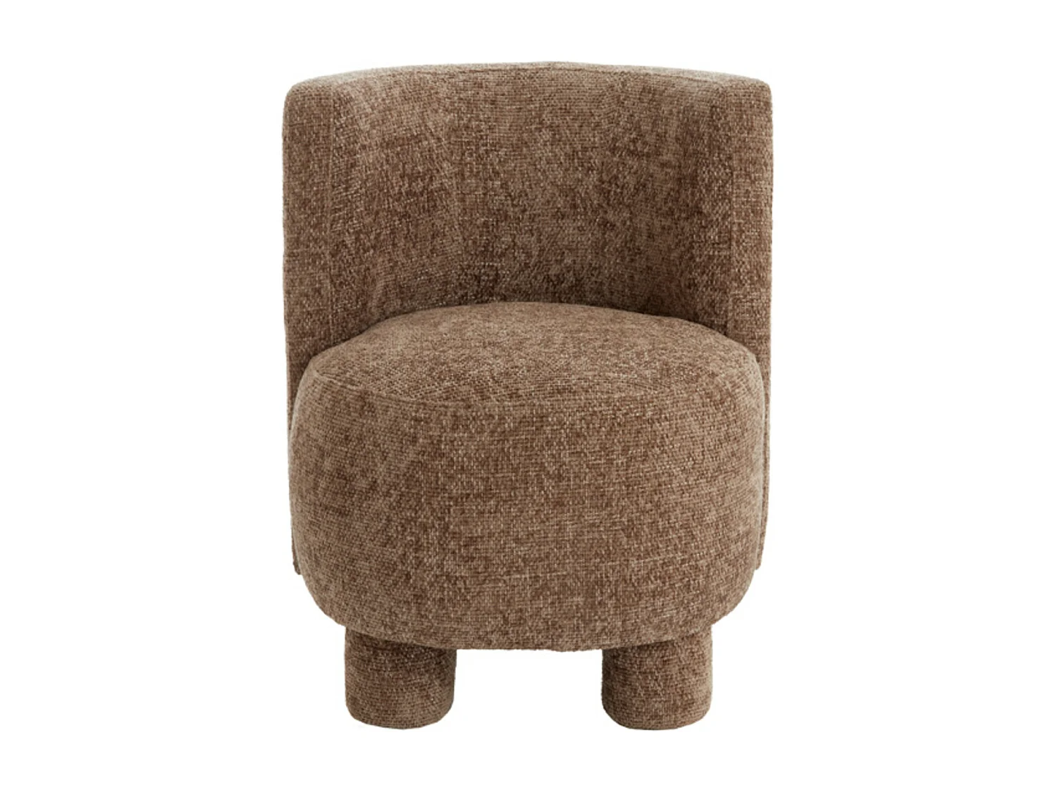 Stoel KAMOVA - Ø65x78cm - Bruin