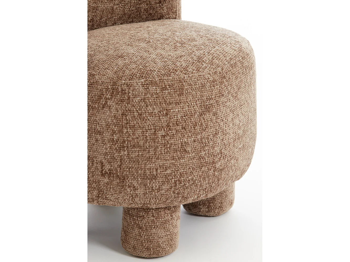 Stoel KAMOVA - Ø65x78cm - Bruin