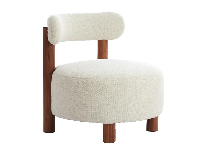 Chaise FERENTINO - Ø74x74cm - Marron