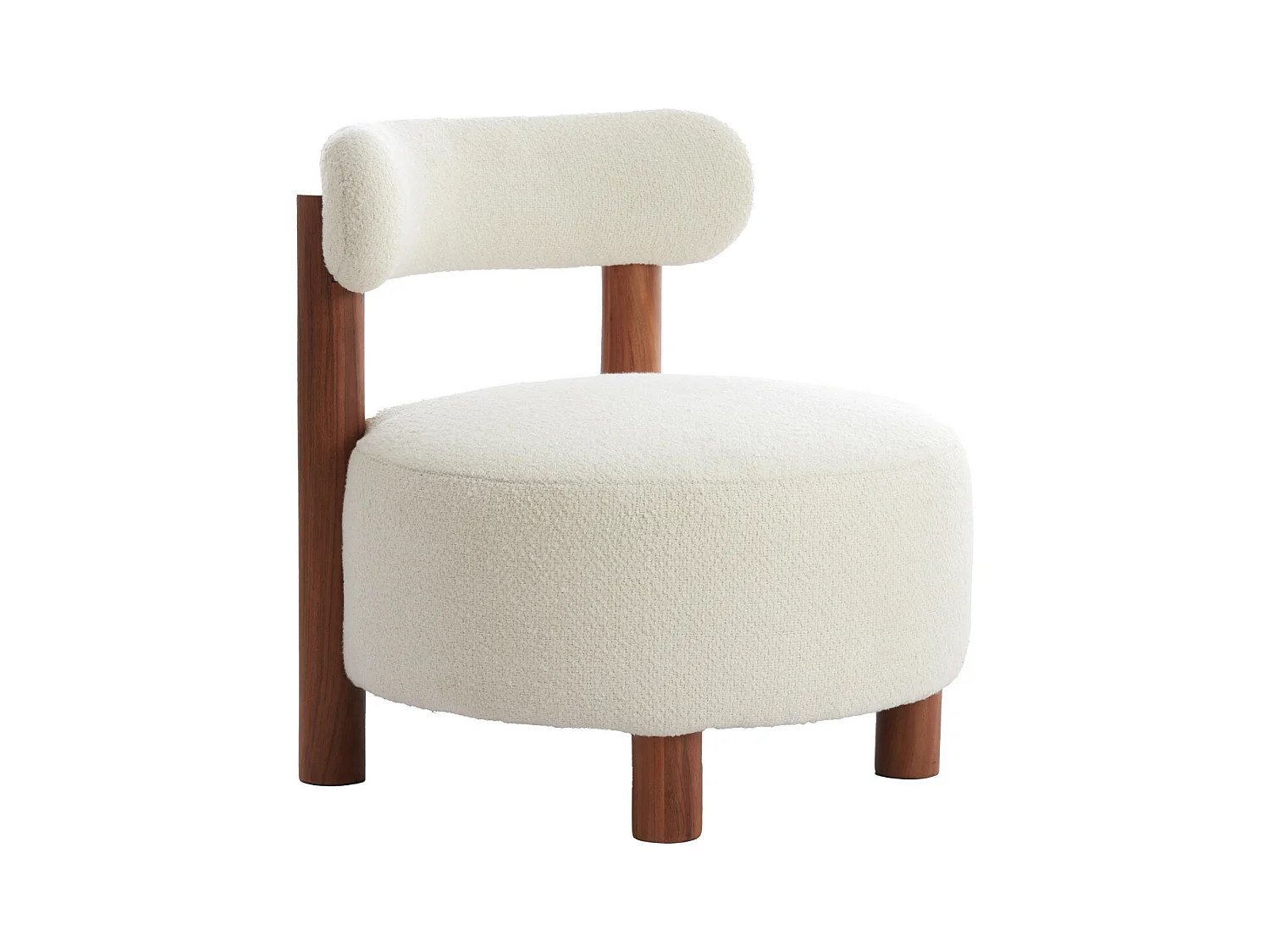 Chaise FERENTINO - Ø74x74cm - Marron