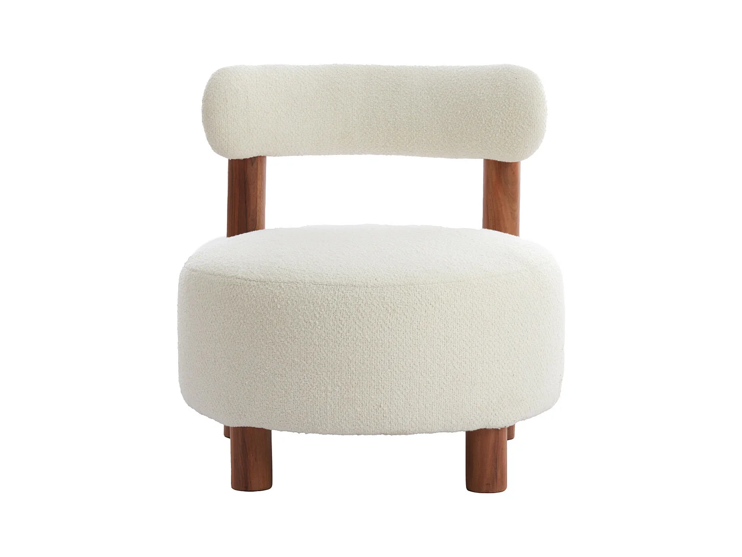 Chaise FERENTINO - Ø74x74cm - Marron