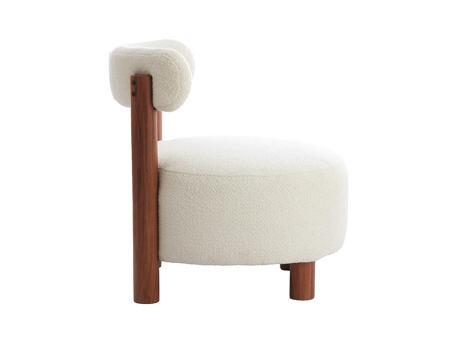 Chaise FERENTINO - Ø74x74cm - Marron