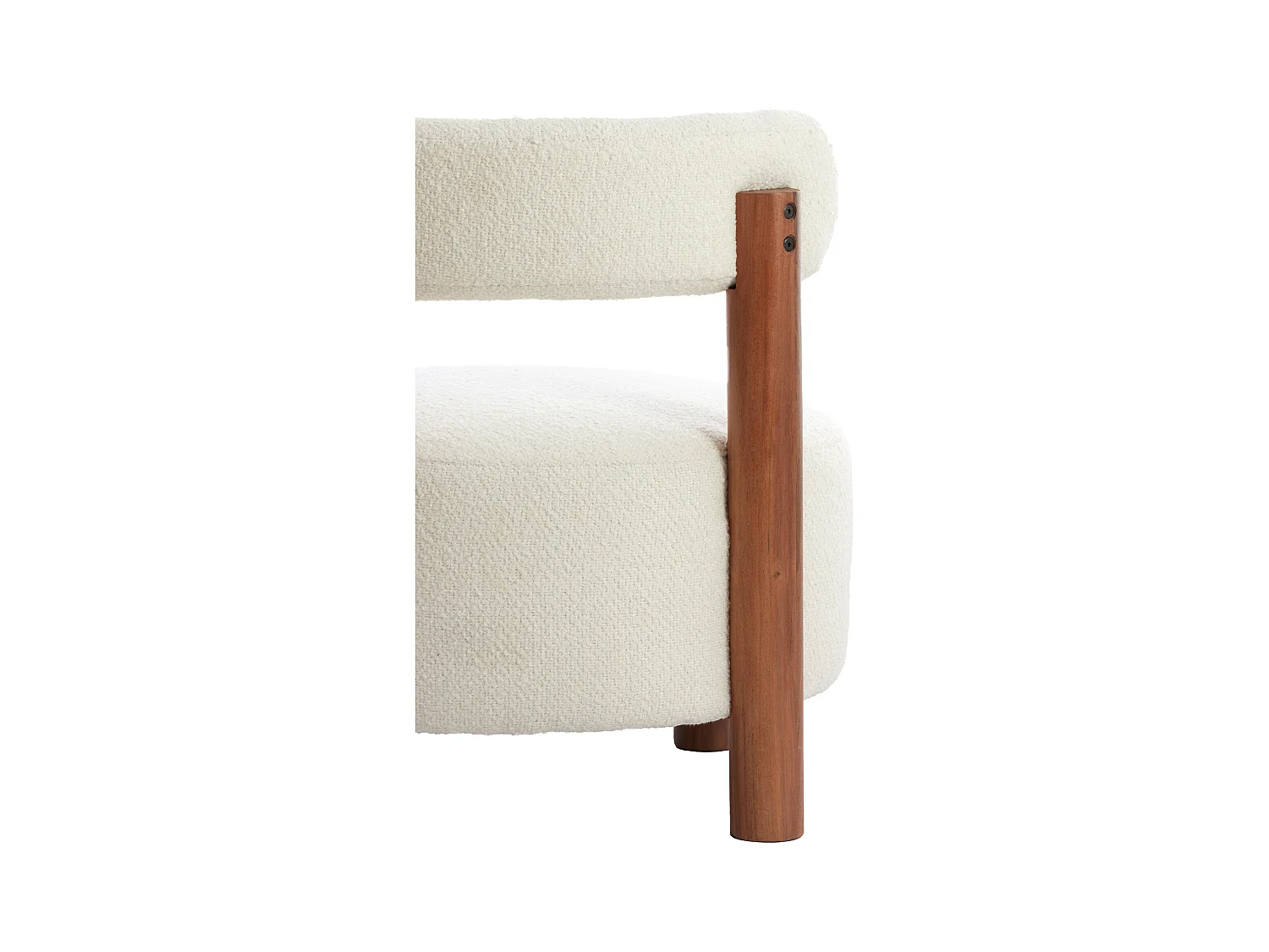 Chaise FERENTINO - Ø74x74cm - Marron