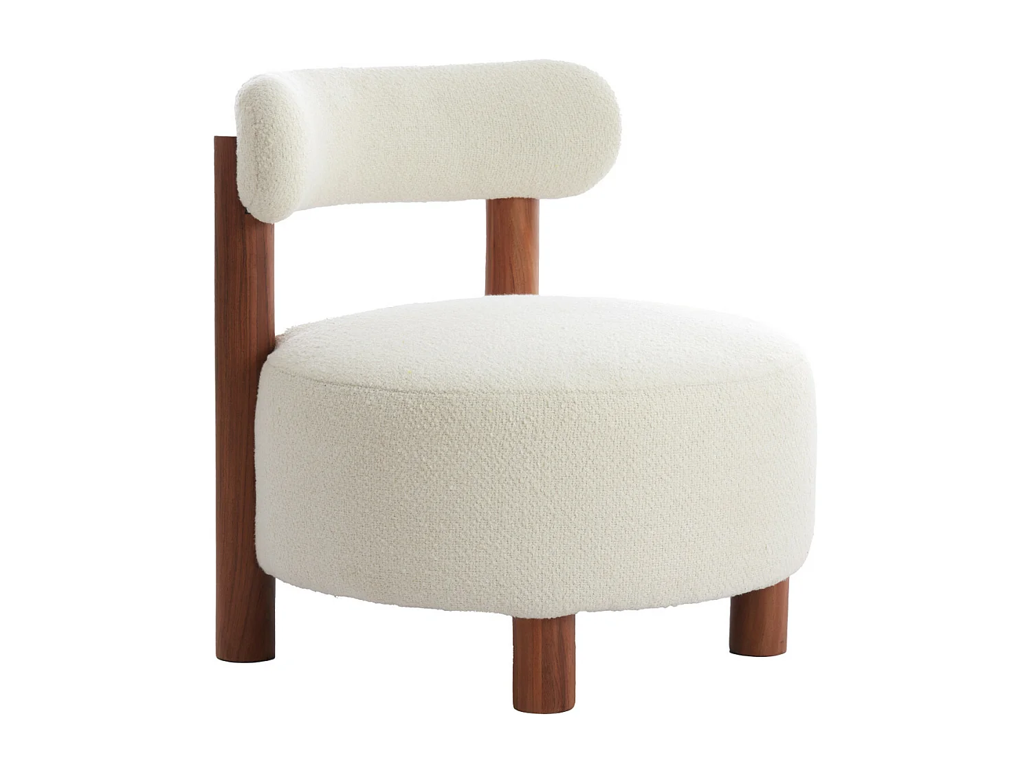 Chaise FERENTINO - Ø74x74cm - Marron