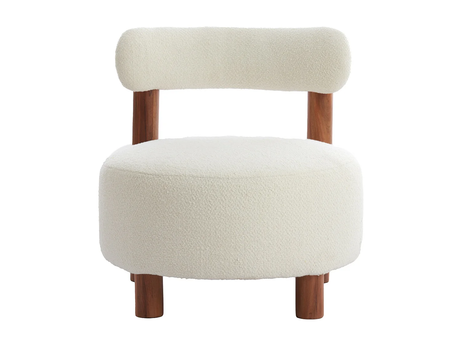 Chaise FERENTINO - Ø74x74cm - Marron