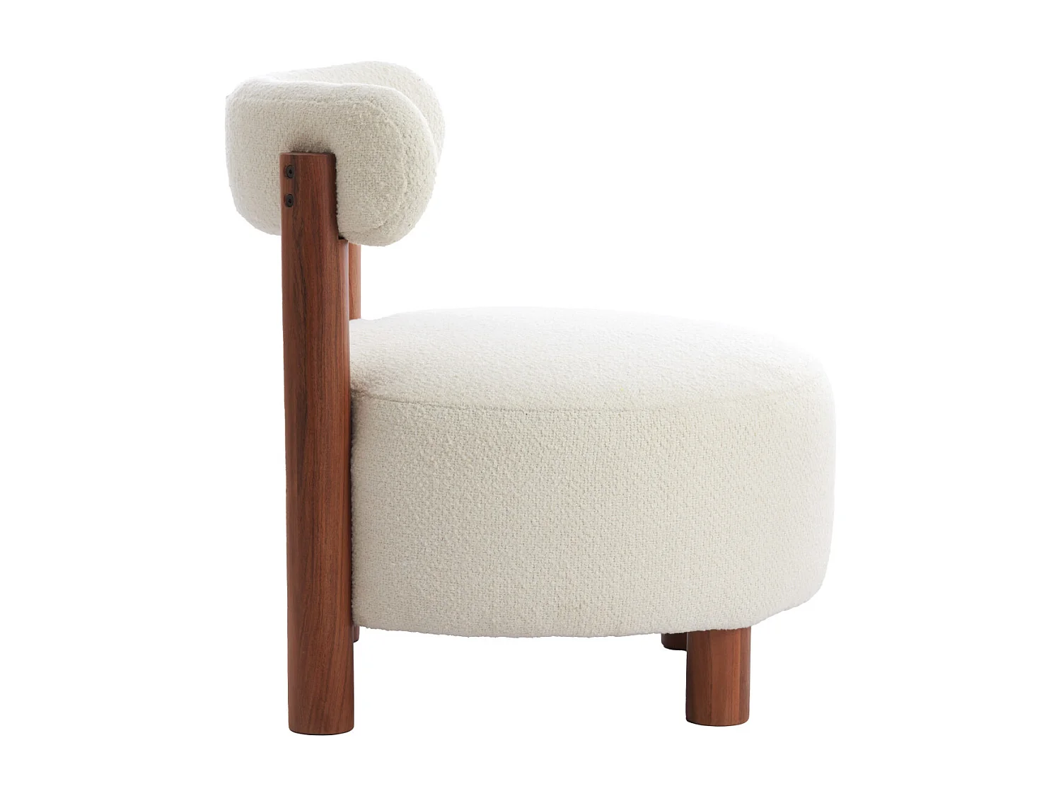 Chaise FERENTINO - Ø74x74cm - Marron