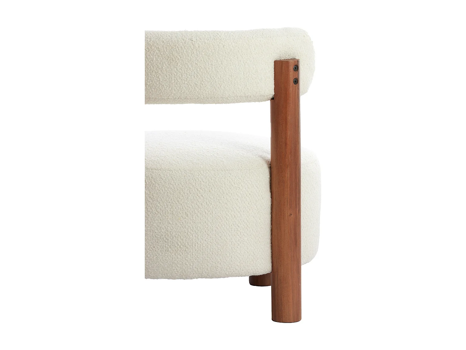 Chaise FERENTINO - Ø74x74cm - Marron