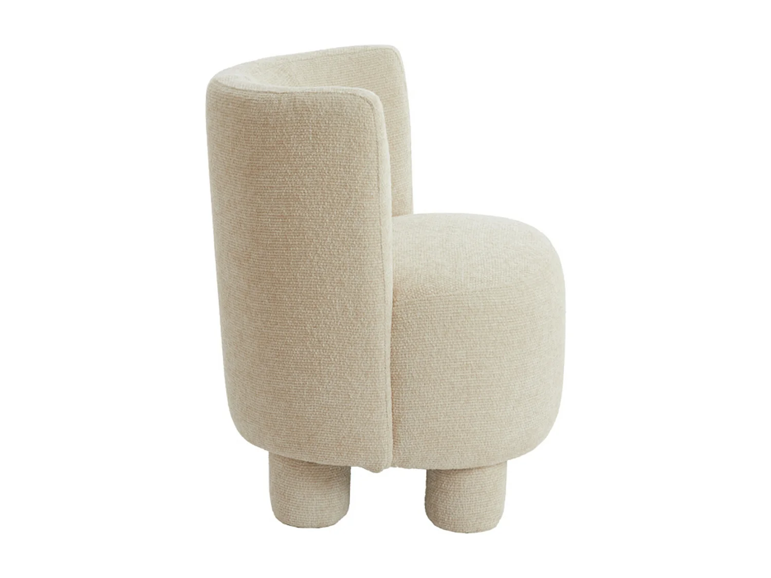 Chaise KAMOVA - Ø65x78cm - Blanc