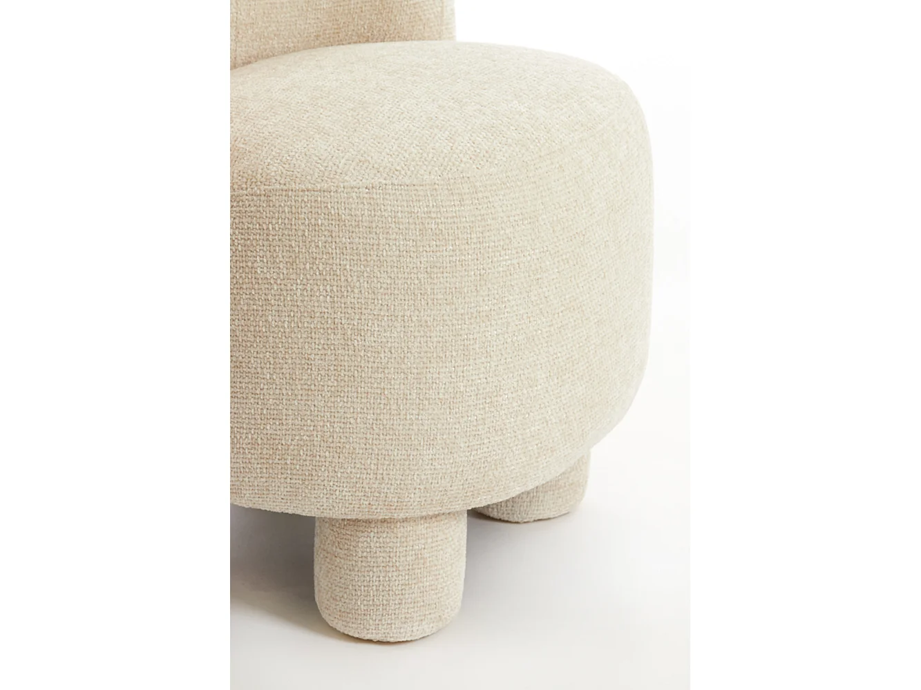 Chaise KAMOVA - Ø65x78cm - Blanc