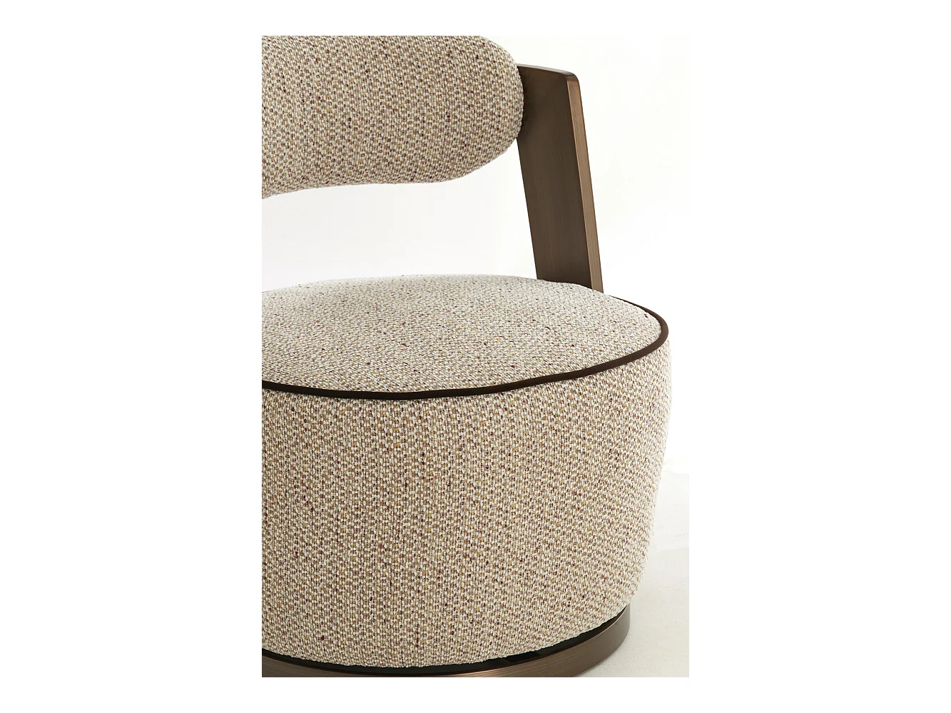 Chaise KEMENA - 65x68x77cm - Marron