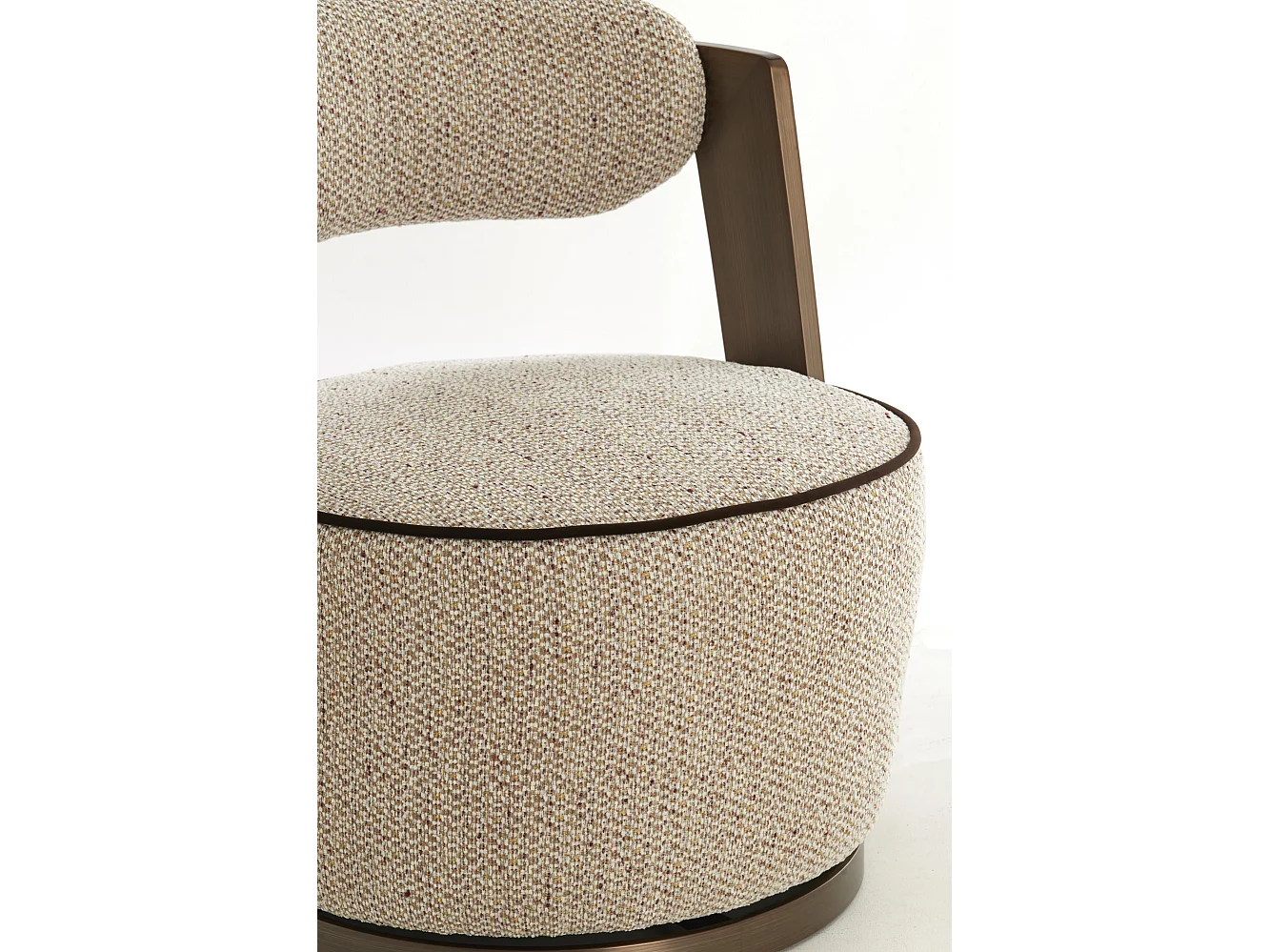 Chaise KEMENA - 65x68x77cm - Marron