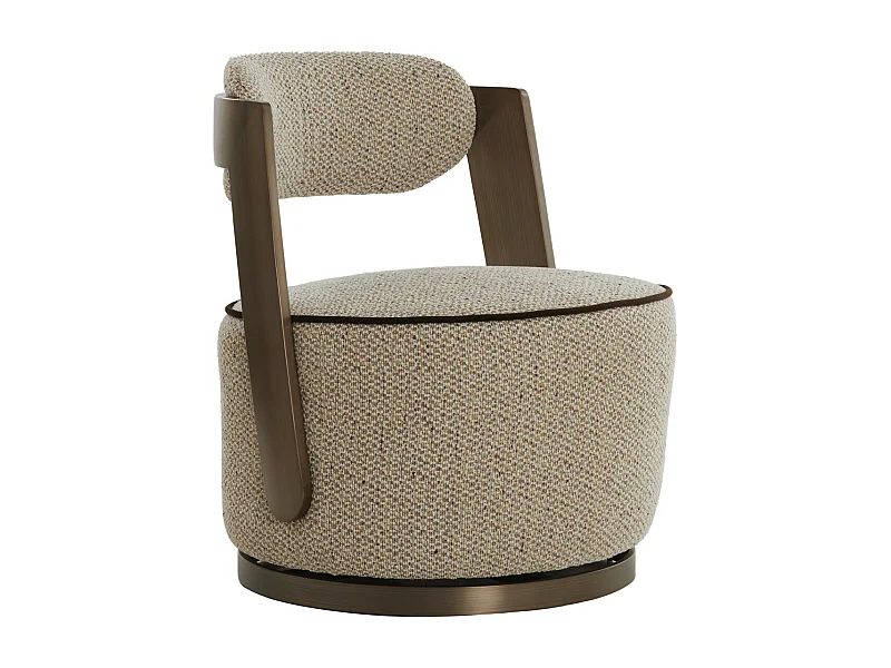 Silla KEMENA - 65x68x77cm - Marrón