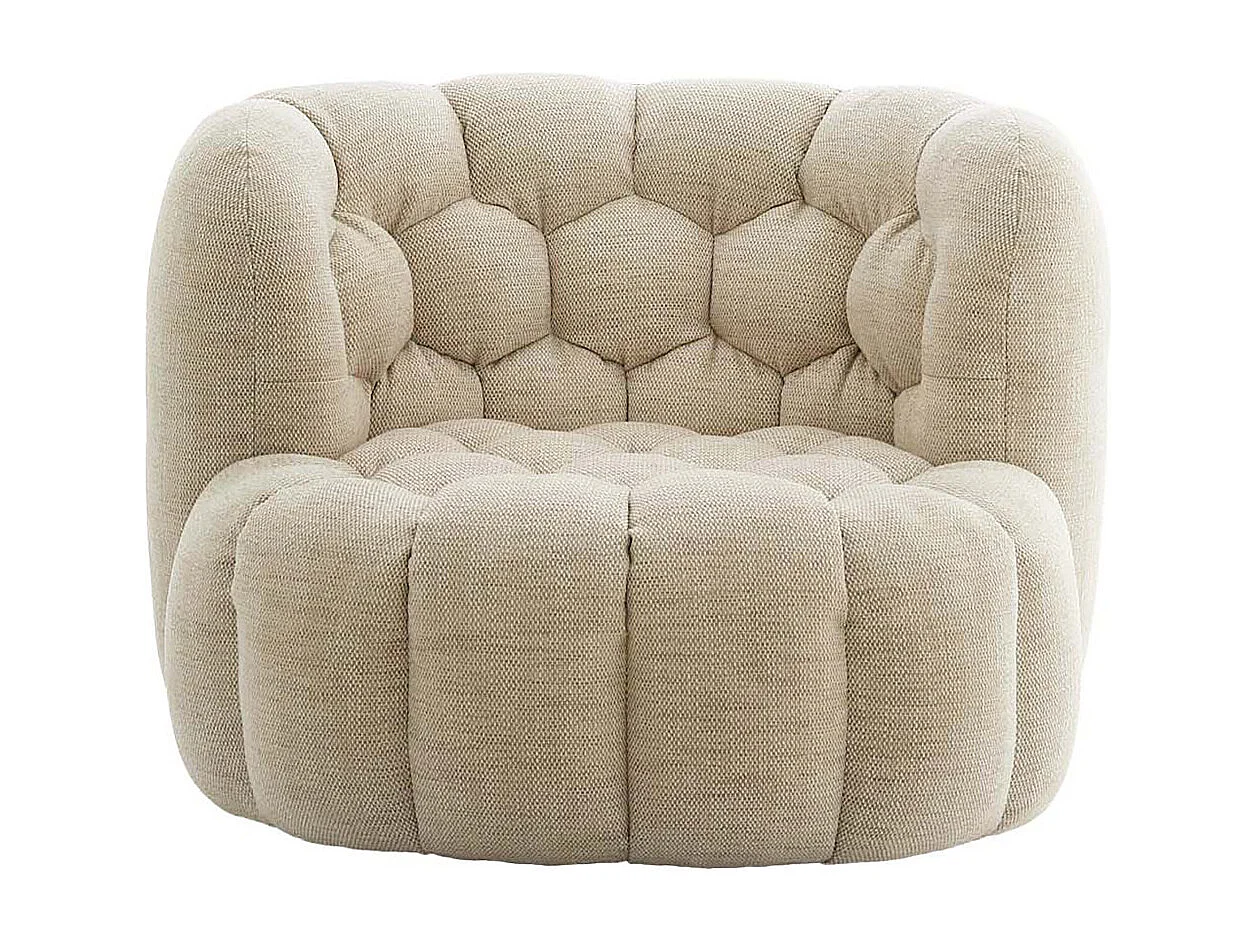 Chaise AMARA - 100x98x72cm - Blanc