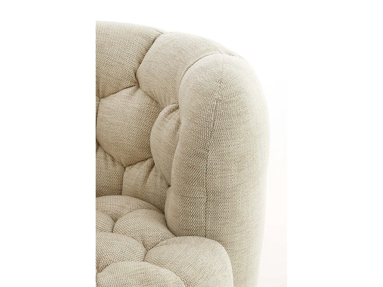 Chaise AMARA - 100x98x72cm - Blanc