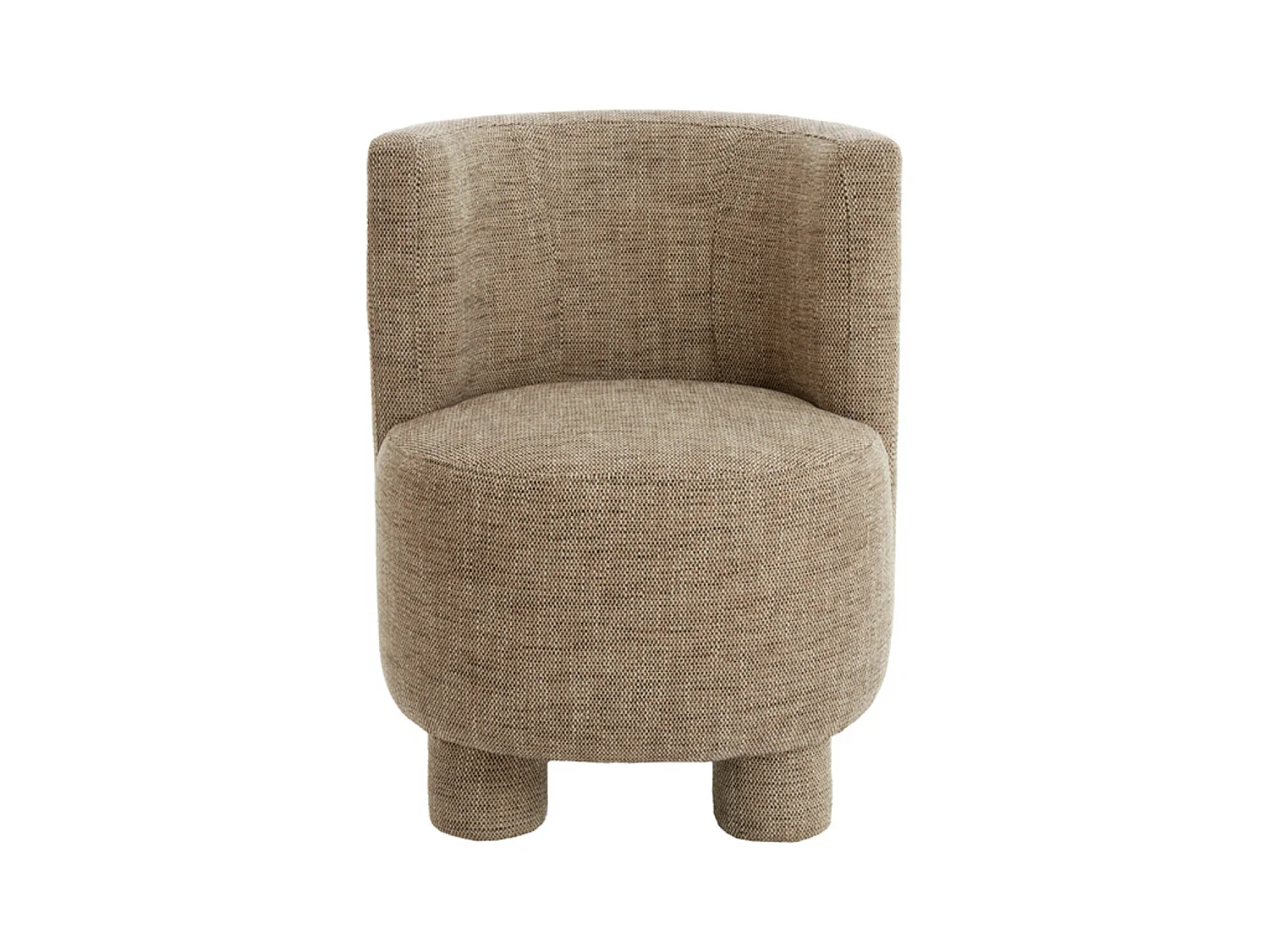 Chaise KAMOVA - Ø65x78cm - Marron