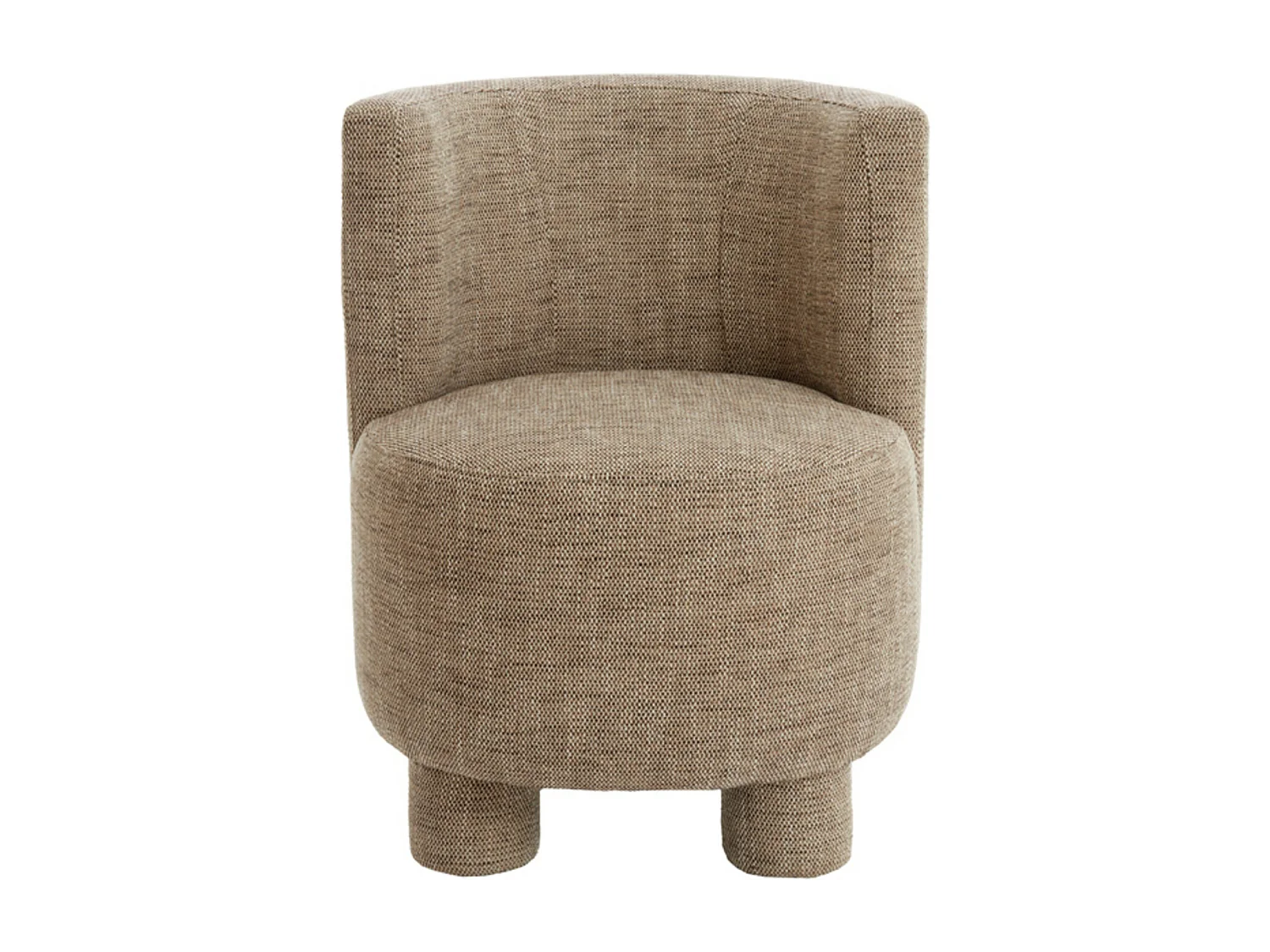 Stoel KAMOVA - Ø65x78cm - Bruin