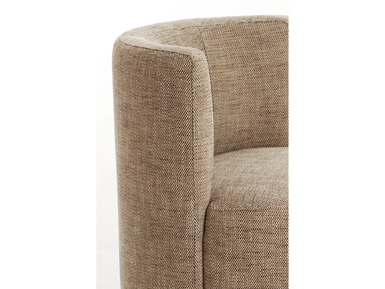 Stoel KAMOVA - Ø65x78cm - Bruin