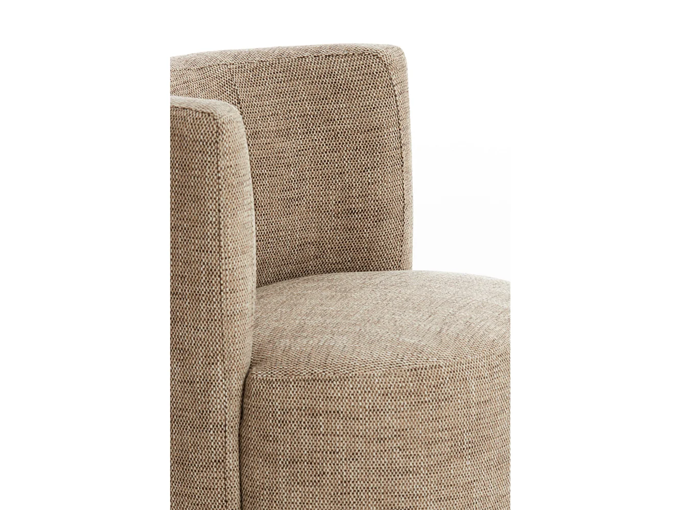 Stoel KAMOVA - Ø65x78cm - Bruin