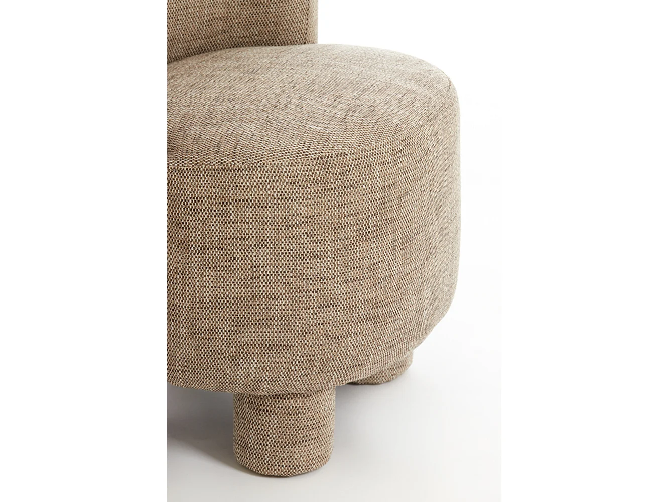 Stoel KAMOVA - Ø65x78cm - Bruin